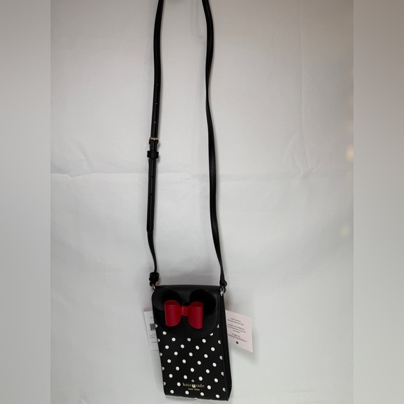 Disney X Kate Spade New York Minnie Mouse North South Flap Phone Crossbody - Picture 6 of 8